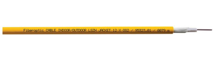 Image of Lanview LVO232550-200 fibre optic cable 200 m OS2 Yellow