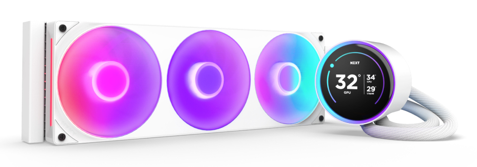 NZXT Kraken Elite 360 RGB Processor All-in-one liquid cooler 12 cm White 1 pc(s)