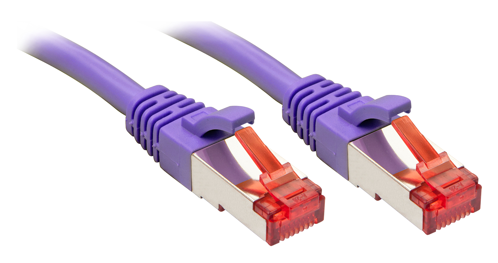 Lindy Rj45/Rj45 Cat6 2m networking cable Violet S/FTP (S-STP)