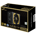 FSP Aurum CM 550 power supply unit 550 W 20+4 pin ATX ATX Zwart