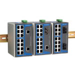 Moxa EtherDevice™ Switch EDS-316, Multi Mode, ST Connector x 2, (-40 - 75˚C) Unmanaged