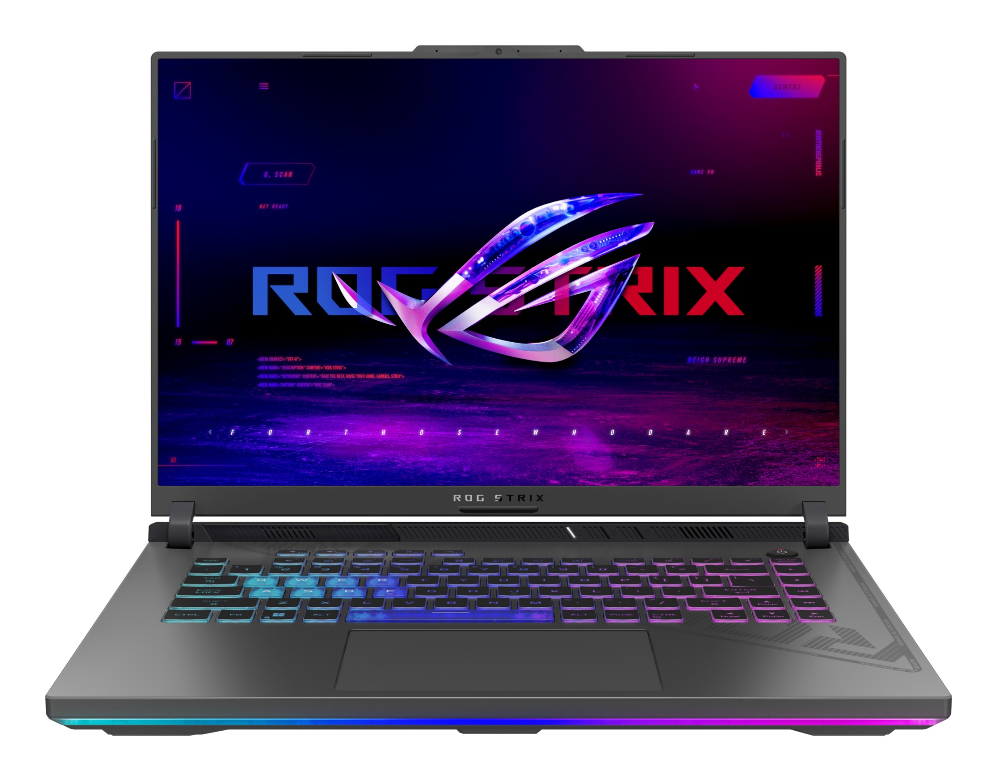 ASUS ROG Strix G16 G614PR-R9161 laptop AMD Ryzenâ„¢ 9 8940HX 40.6 cm (16") WUXGA 16 GB DDR5-SDRAM 1 TB SSD NVIDIA GeForce RTX 5070 Ti Wi-Fi 6E (802.11ax) Grey