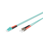 Digitus Fiber Optic Multimode Patch Cord, OM 3, LC / ST