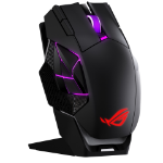 ASUS ROG Spatha X 65K muis Gamen Rechtshandig RF Wireless + Bluetooth + USB Type-A Optisch 65000 DPI