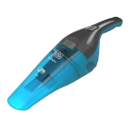 Black & Decker WDC215WA-GB handheld vacuum Blue, Titanium Bagless