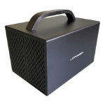 LC-Power LC-35U3-RAID-4-HDMI behuizing voor opslagstations HDD-behuizing Zwart 3.5"