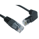 Cables Direct Rj-45/Rj-45 2m Cat5e networking cable Black U/UTP (UTP)
