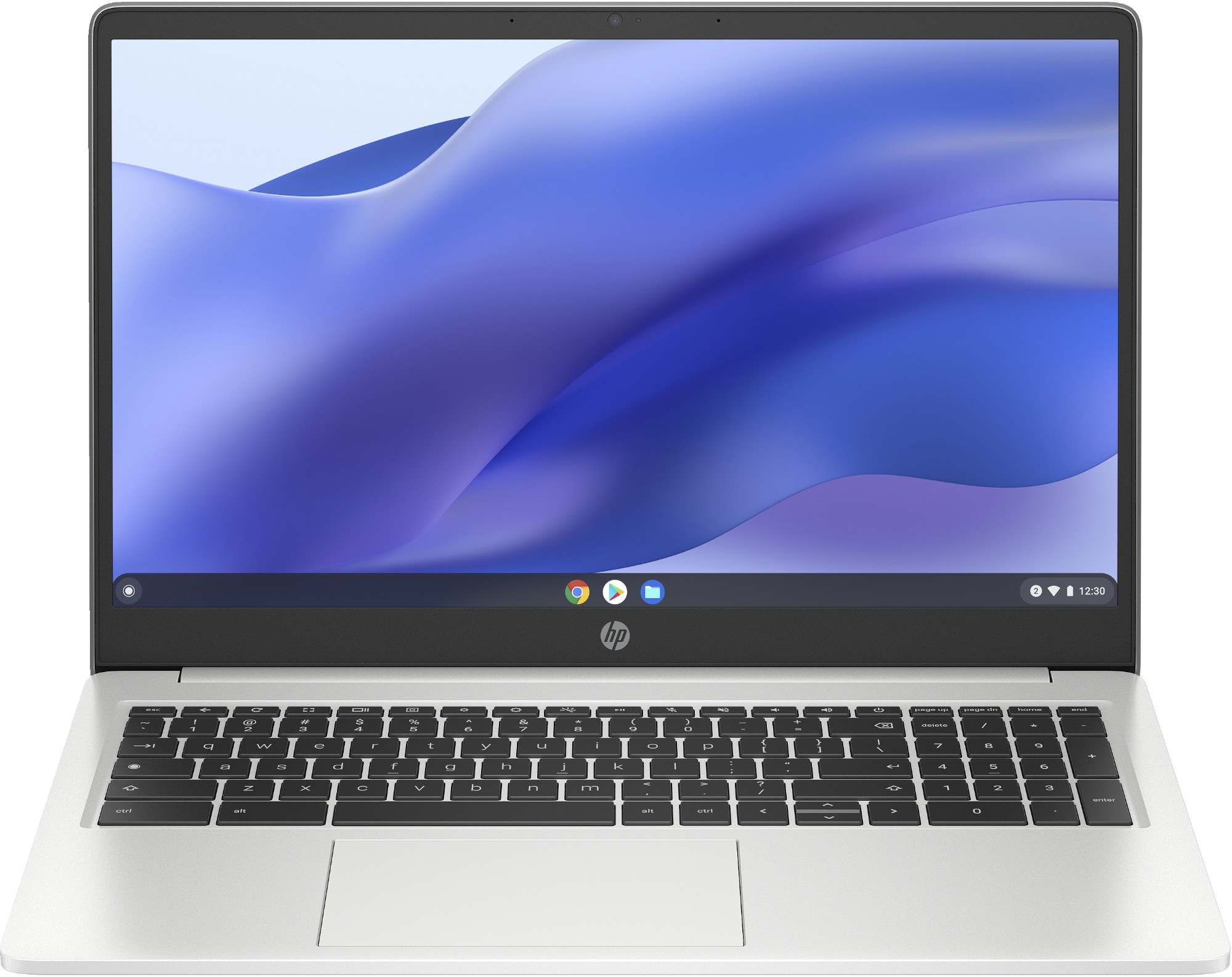 HP Chromebook 15a-na0005na 39.6 cm (15.6") Full HD Intel® Pentium® Silver N6000 4 GB LPDDR4x-SDRAM 128 GB eMMC Wi-Fi 5 (802.11ac) ChromeOS Silver