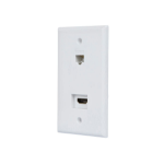 Monoprice 12094 wall plate/switch cover White