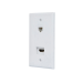 Monoprice 12094 wall plate/switch cover White
