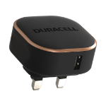 Duracell DRACUSB12-UK mobile device charger Black Indoor
