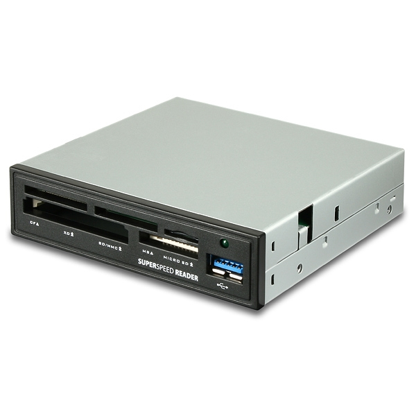 Image of Axagon CRI-S3 card reader Internal Black, Gray USB 3.2 Gen 1 (3.1...