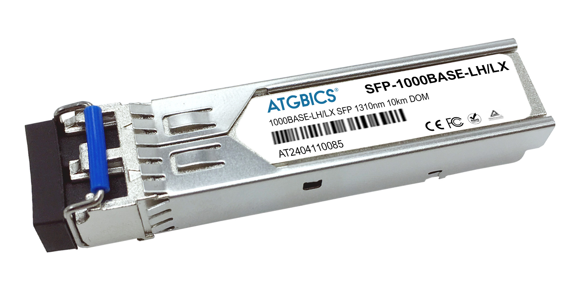 ATGBICS SFP-1G-LH Cisco compatible Transceiver SFP 1000Base-LX (1310nm SMF 10km LC DOM)