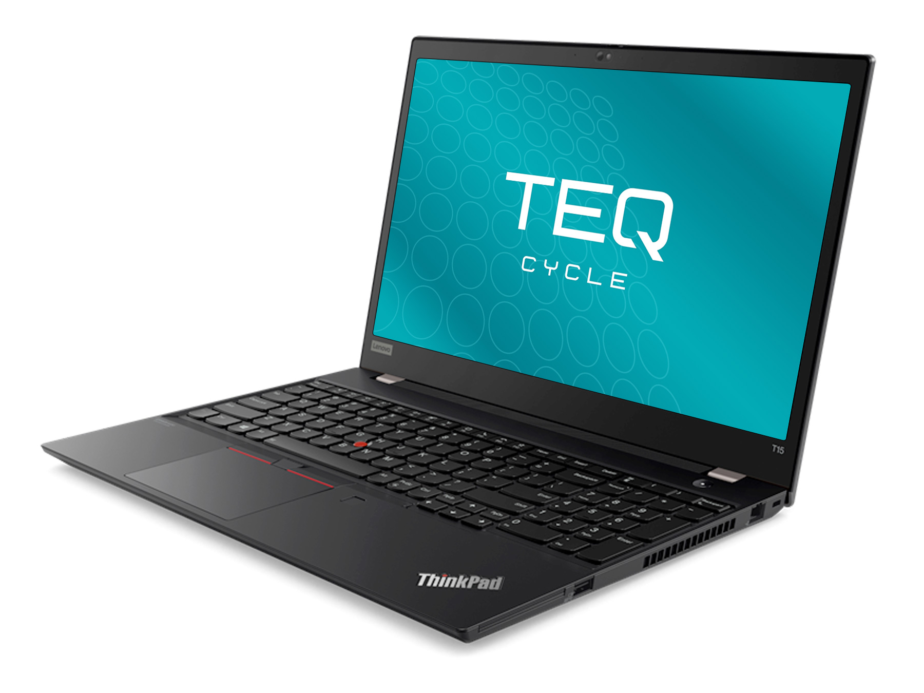 Teqcycle Lenovo Thinkpad T15 G1 Intel® Core™ i5 i5-10210U Laptop 39.6 cm (15.6") Full HD 16 GB DDR4-SDRAM 256 GB SSD Wi-Fi 6 (802.11ax) Windows 11 Pro Nordic Black