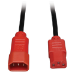 Tripp Lite P005-006-RD power cable Black, Red 70.9" (1.8 m) C14 coupler C13 coupler