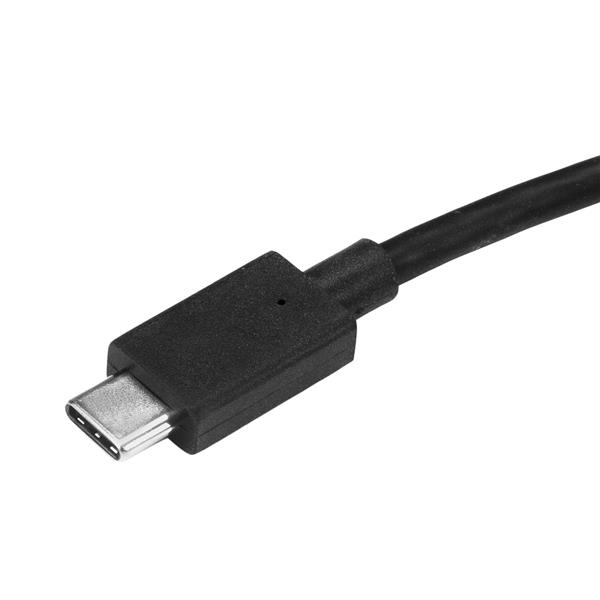 StarTech.com 3-Port Multi Monitor Adapter - USB-C to 3x DisplayPort 1.2 Video Splitter - USB Type-C to DP MST Hub - Dual 4K 30Hz or Triple 1080p - Thunderbolt 3 Compatible - Windows Only