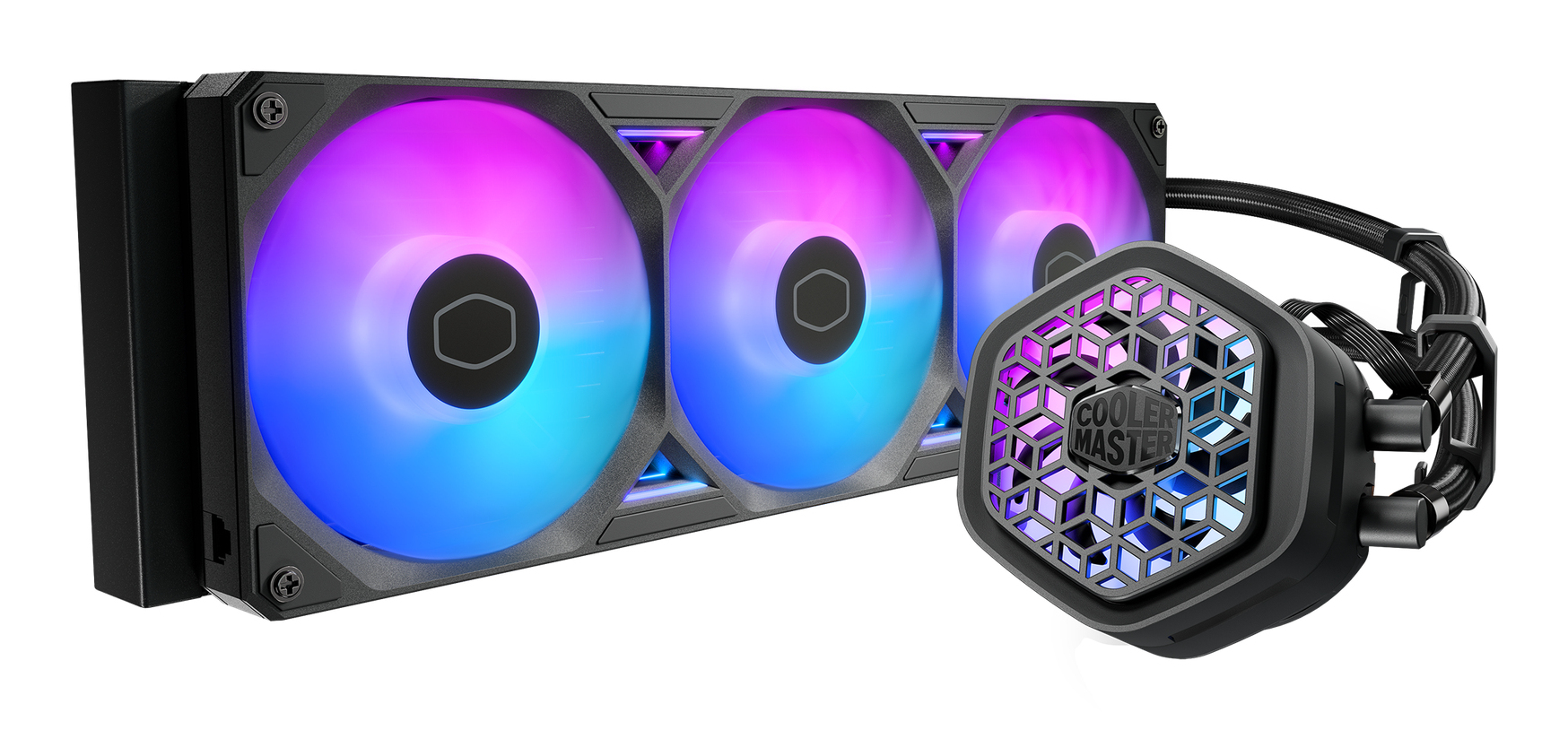 Cooler Master MasterLiquid Atmos II 360 VRM Fan Black Processor Liquid cooling kit 12 cm 1 pc(s)