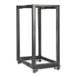 Rocstor Y10E009-B1 rack cabinet 25U Freestanding rack Black