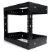 StarTech.com 8U 19" Wall Mount Network Rack - Adjustable Depth 12-20" 2 Post Open Frame Server Room Rack for AV/Data/ IT Communication/Computer Equipment/Switch w/Cage Nuts & Screws