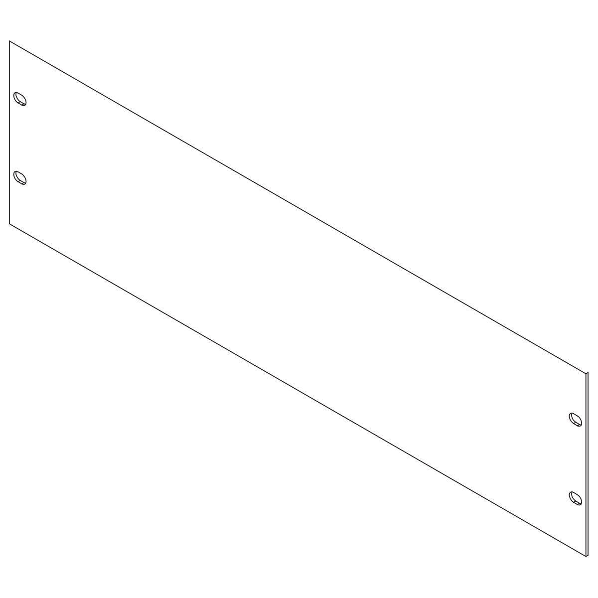 Vertiv 525-FP19 rack accessory Filler panel