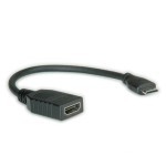 Value Monitorkabel HDMI High Speed met Ethernet, HDMI Female - Mini HDMI Male 0,15m