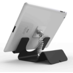 Compulocks Universal Tablet Holder Black with Coiled Cable Lock Black