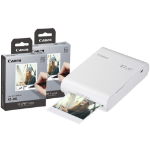 Canon Selphy Square QX10 Wireless Photo Printer including 40 Shots - White