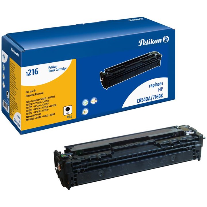 Image of Pelikan Laser Toner For HP 125A Black (Cb540A)