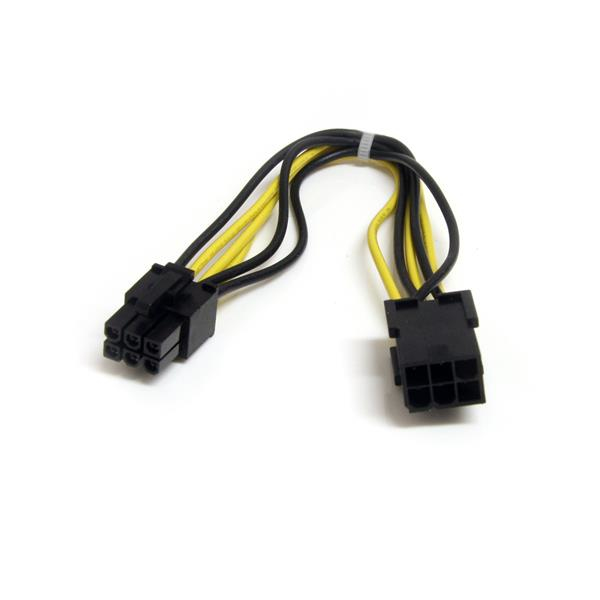 Image of StarTech.com 8in 6 pin PCI Express Power Extension Cable