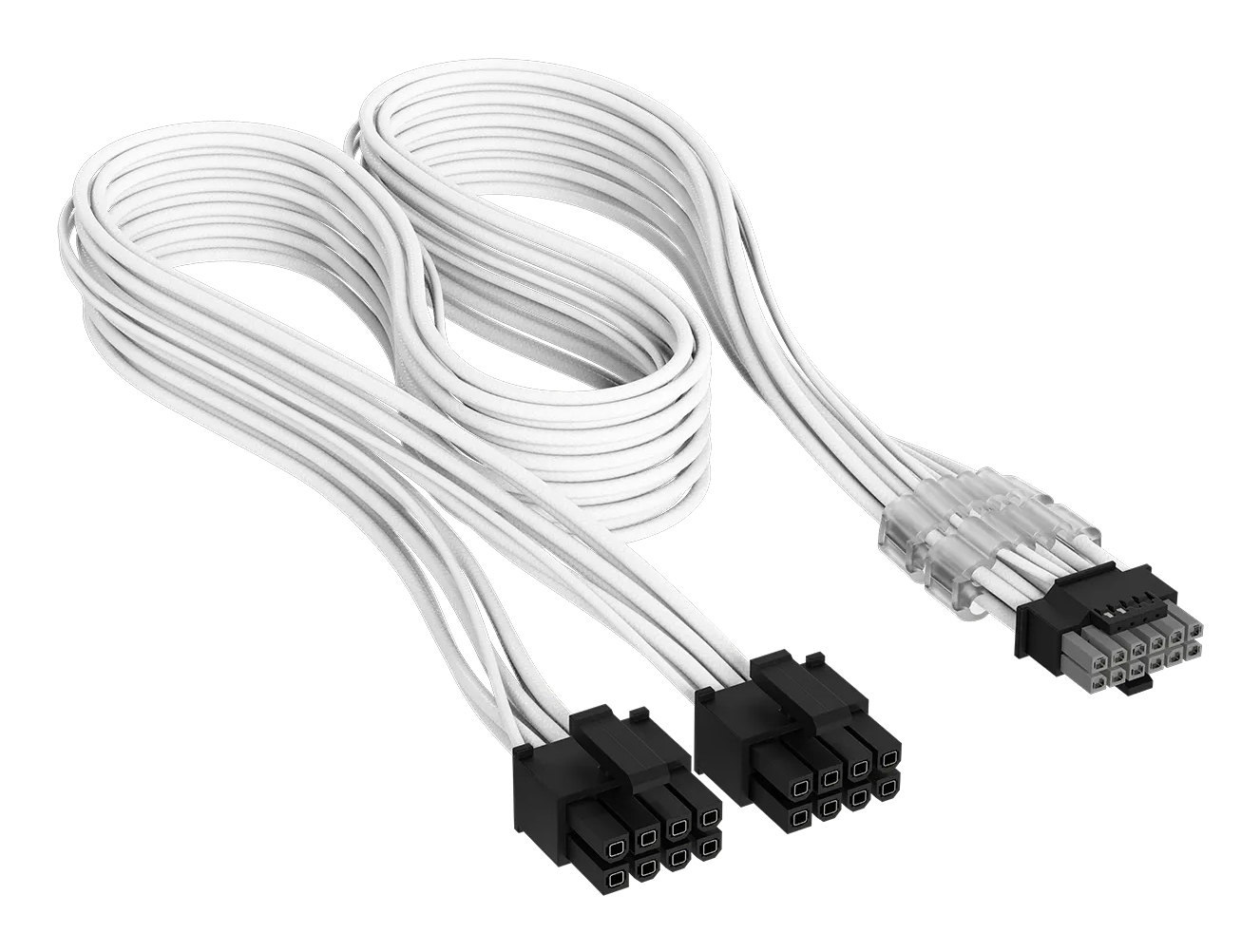 Image of Corsair Elite Premium Individually Sleeved. 2x 8-Pin to PCIe 12V-2x6 6