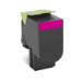 Lexmark 80C2SM0/802SM Toner-kit magenta return program, 2K pages ISO/IEC 19798 for Lexmark CX 310/410/510