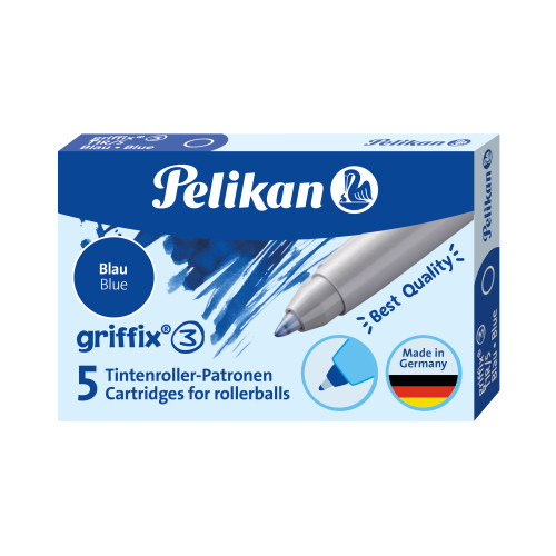 Image of Pelikan Ink pen refill griffix® 4001 GTP/5 royal blue etui