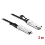 DeLOCK Twinax Cable QSFP+ male to QSFP+ male 40 Gbps 2 m