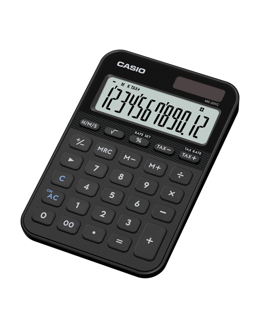 Casio MS-20YC MINI DESK CALC BLACK