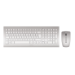 CHERRY DW 8000 keyboard Mouse included Universal RF Wireless QWERTY UK English Silver, White