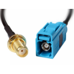 DeLOCK 88583 coaxial cable 0.2 m Black