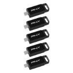 PNY Elite USB flash drive 64 GB USB Type-C 3.2 Gen 1 (3.1 Gen 1) Black