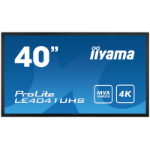 iiyama LE4041UHS-B1 signage display 100.3 cm (39.5") LED 4K Ultra HD Digital signage flat panel Black
