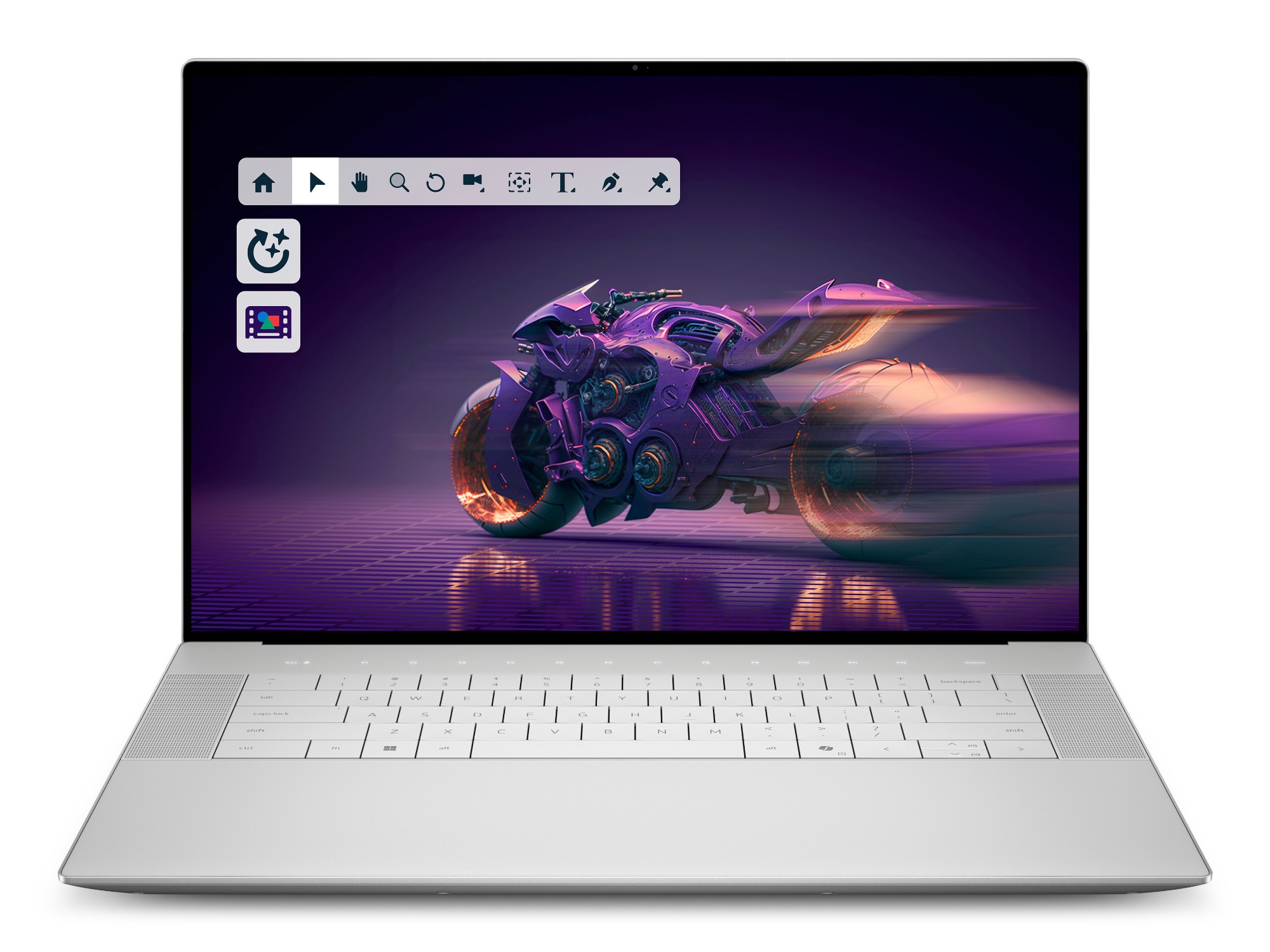 DELL 16 Premium DA16250 Intel Core Ultra 7 255HX Laptop 41,4 cm (16.3") Touchscreen 4K Ultra HD 32 GB LPDDR5x-SDRAM 1 TB SSD NVIDIA GeForce RTX 5060 Wi-Fi 7 (802.11be) Windows 11 Pro Schweiz Platin