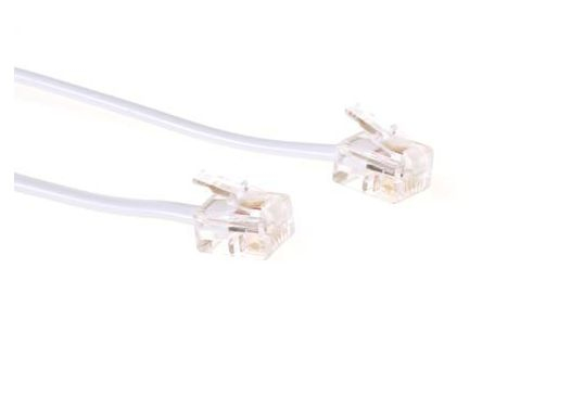 Image of Microconnect MPK181W telephone cable 1 m White