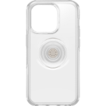 OtterBox Otter + Pop Symmetry Clear Series for Apple iPhone 14 Pro, transparent