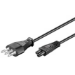 Microconnect PE100830 power cable Black 3 m C5 coupler