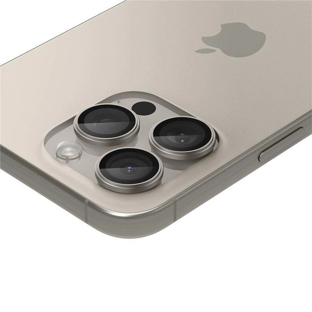 EU Product - iPhone 14 Pro / 14 Pro Max / 15 Pro / 15 Pro Max Optik.Tr Ez Fit lens protector, 2-pack thumbnail