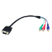 Black Box AVS-CBL-VG-CM VGA cable 15.7" (0.4 m) VGA (D-Sub)