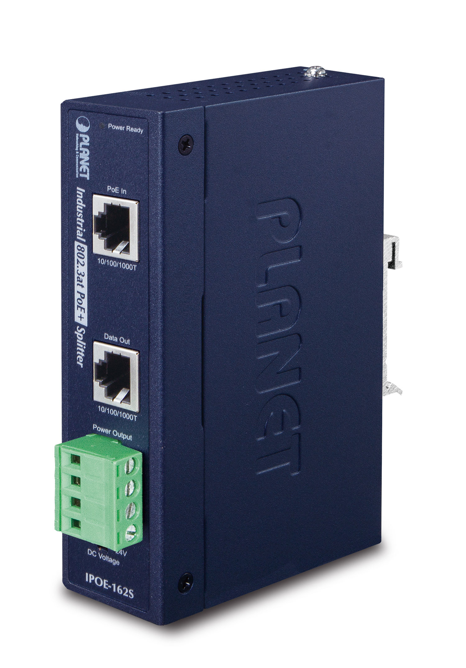 Image of PLANET IPOE-162S network splitter Blue Power over Ethernet (PoE)