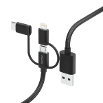Hama 00201536 USB cable 1.5 m USB 2.0 USB A USB C Black