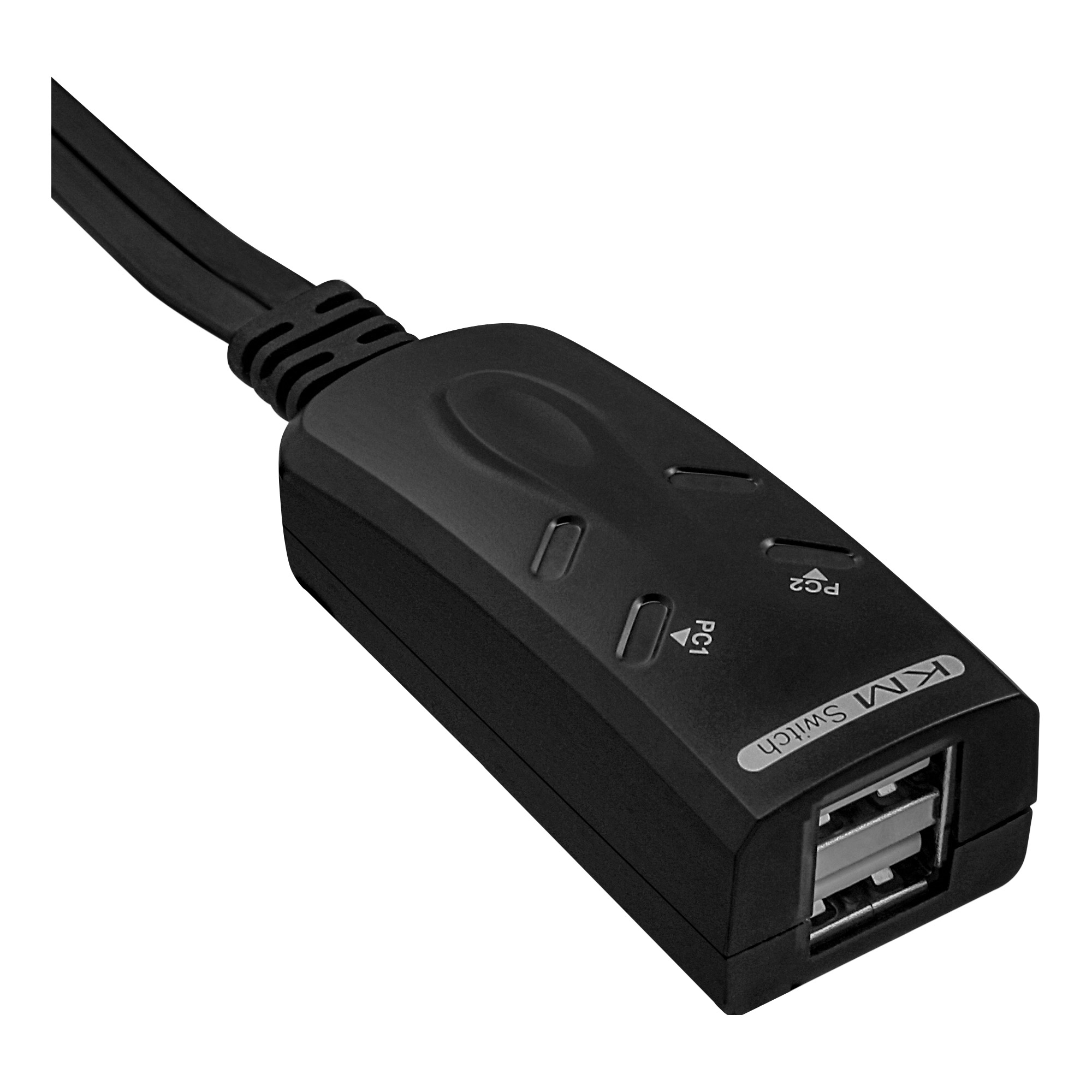 60603I INLINE INC USB KM-Umschalter - 2 PCs - fr Tastatur - Maus und Maus-Transfer