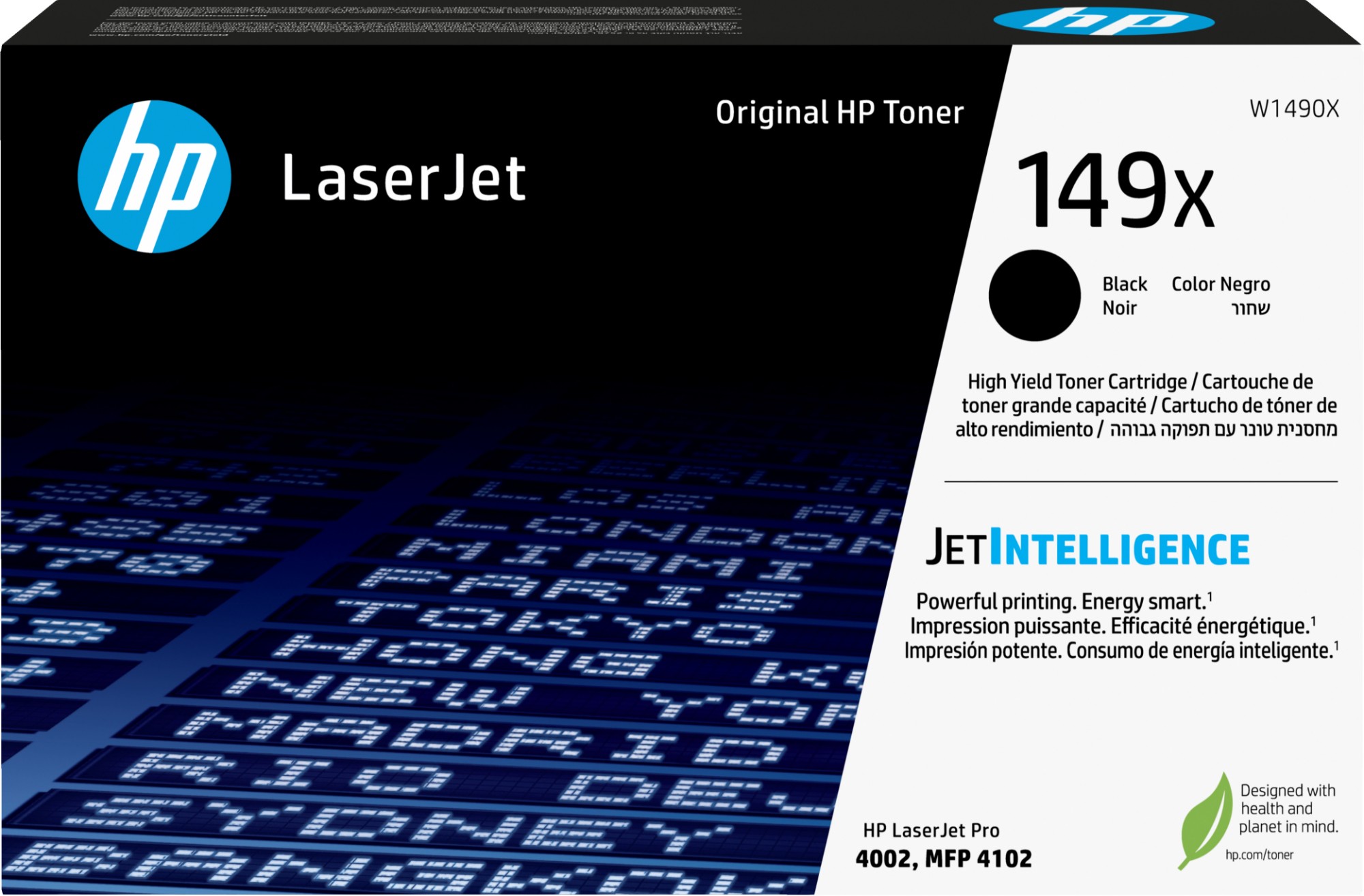 HP W1490X/149X Toner cartridge high-capacity, 9.5K pages ISO/IEC 19752 for HP LaserJet Pro 4002/e