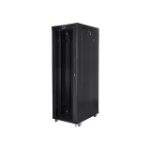 Lanberg FF01-8042-12BL rack 42U Vrijstaande rek Zwart
