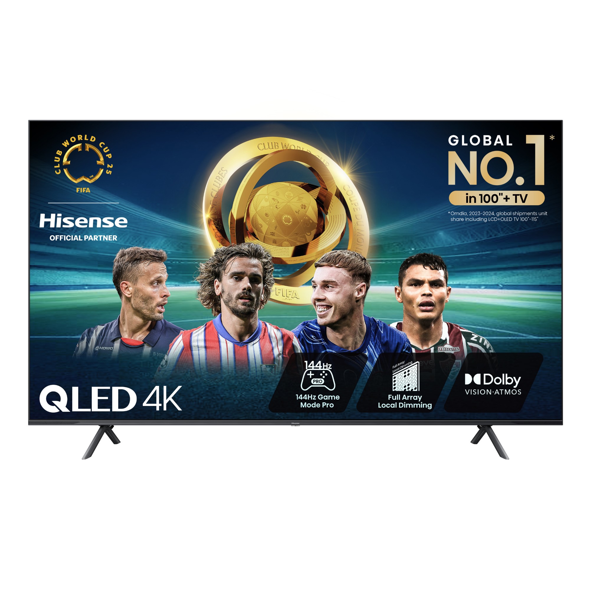 Hisense 85E77NQTUK PRO TV 2.16 m (85") 4K Ultra HD Smart TV Wi-Fi Grey 400 cd/m²